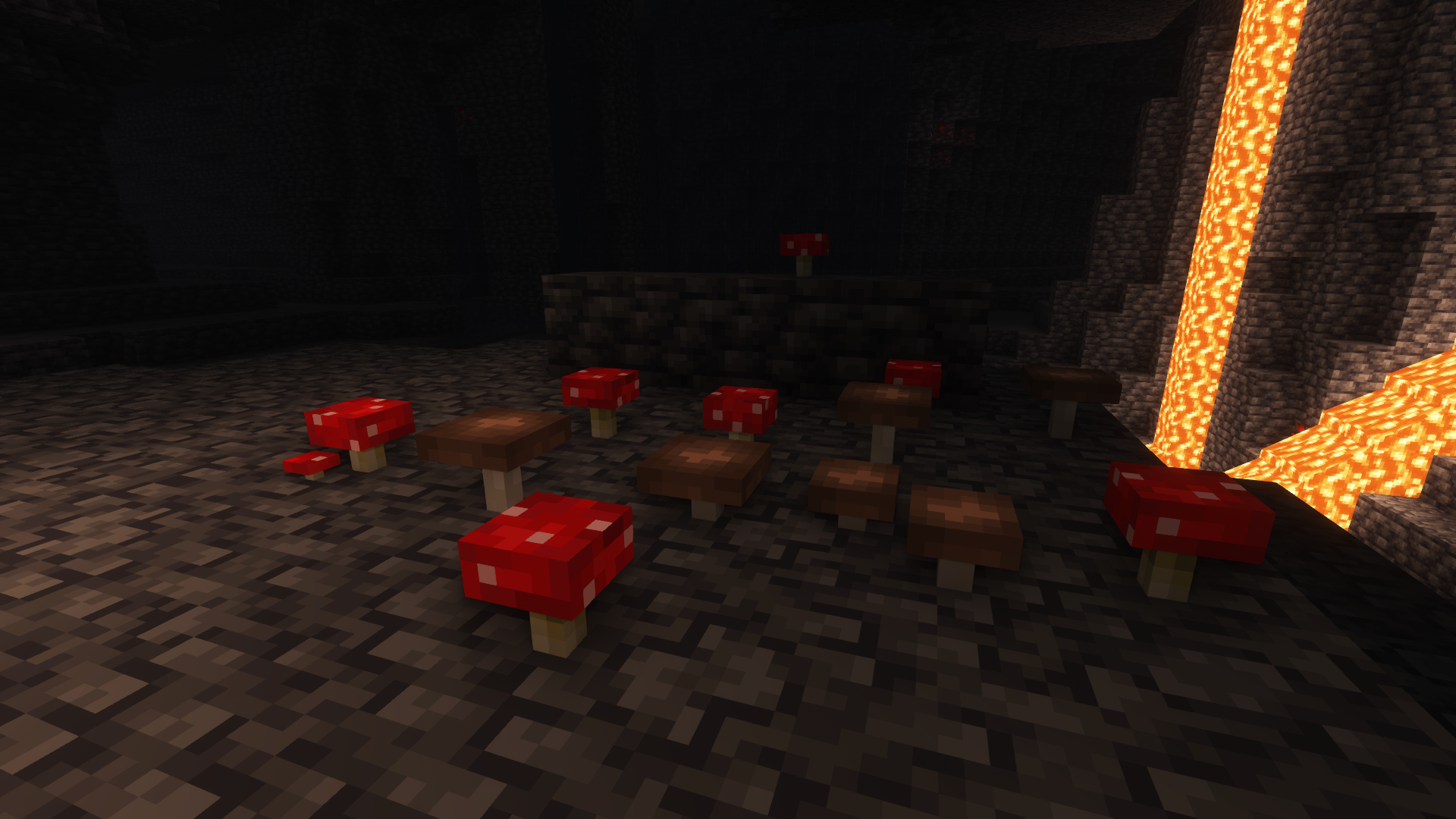3D Overworld Mushrooms