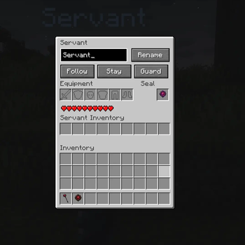 Servant Inventory