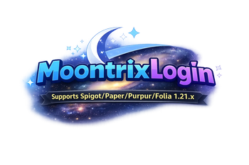 MoontrixLogin v1.0.0 - Secure Authentication for Spigot/Paper