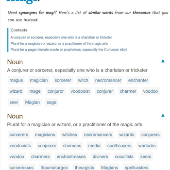 Another word for Magi