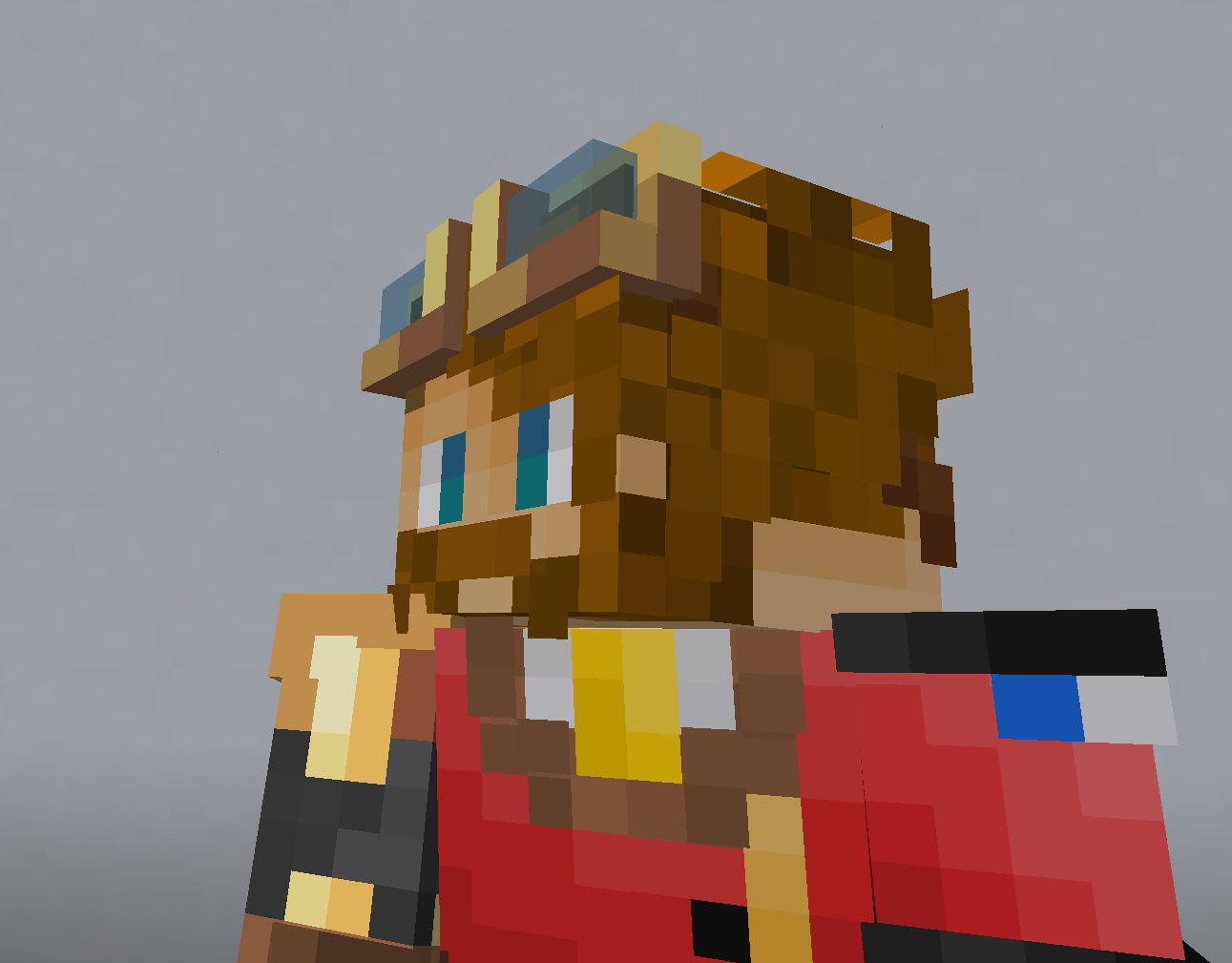 Goggles on player