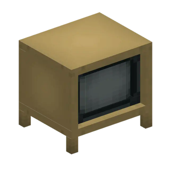CRT TV Tapered legs Birch.