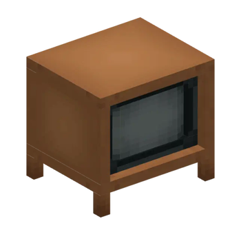 CRT TV Tapered legs Acacia.