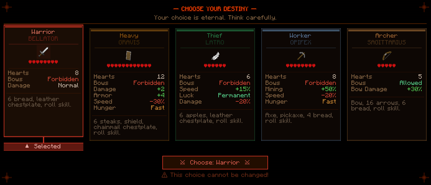 Select a class