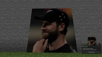 Cricket Player's Painting