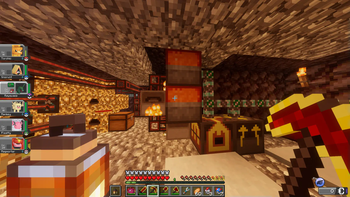 Coal Engine with Coal Block Farm