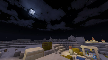 Nighttime Desert: Better Clouds