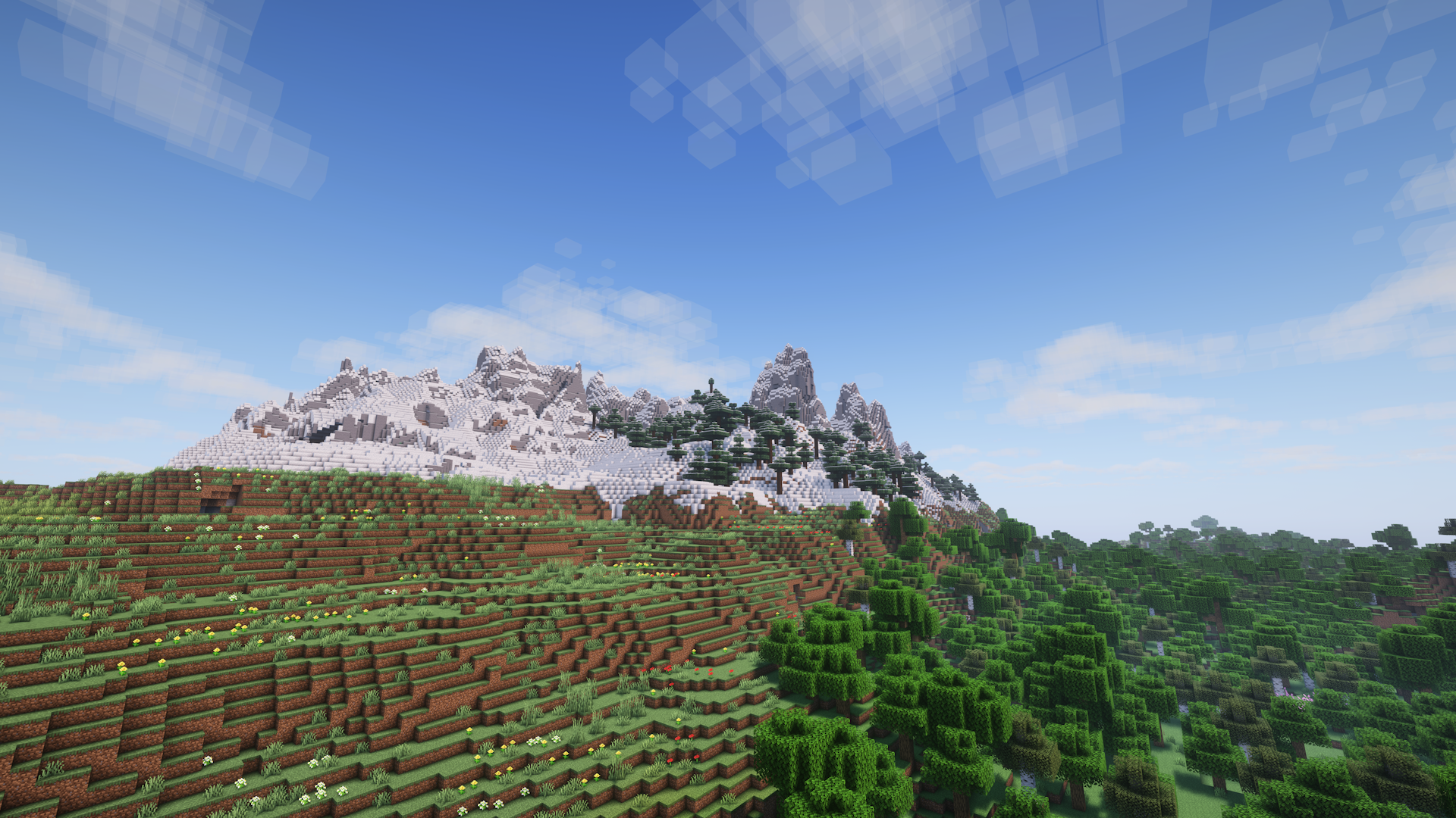 Daytime Mountain: Better Clouds + Shaders