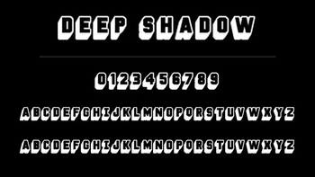Deep Shadow Font