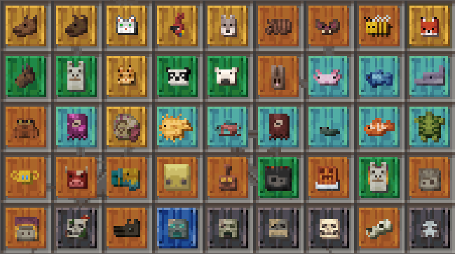 "Card-like" spawn eggs