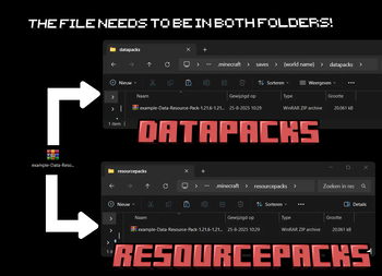 Datapack needs to be in both folders!