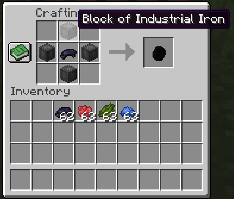 Crafting recipes