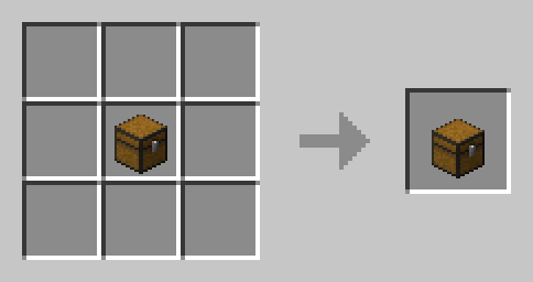 Uncraft Trapped Chest