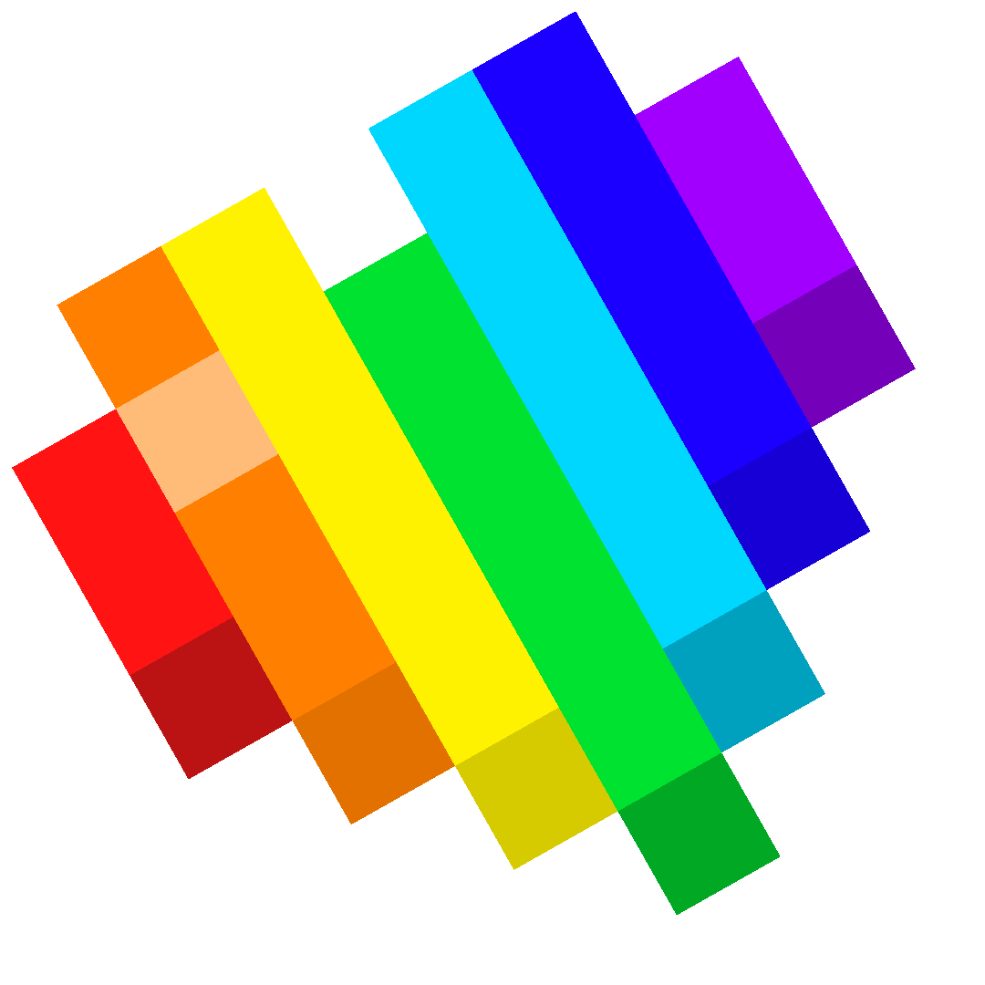 Rainbow Hearts