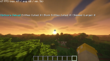 Opticores mod with shaders