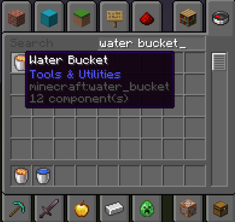 Water bucket swapped