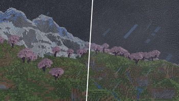 (Particle Rain w/ haze) Rainstorm