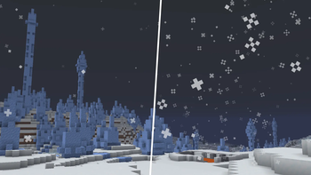 (Particle Rain) Snowstorm
