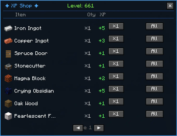 XP Shop Screenshot 1