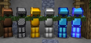 Armors on zombies
