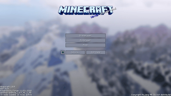 Main menu