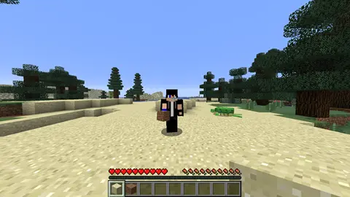 Another player also has a sand and a dirt