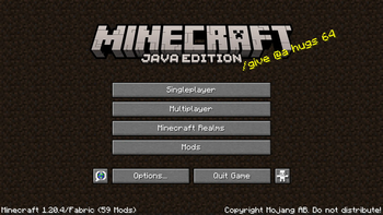 Dirt Title Screen