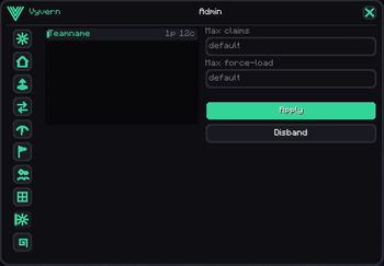 Admin page
