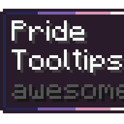 Asexual Spectrum Pride Flag Tooltip (Frame-only Alt-BG 4-Color)