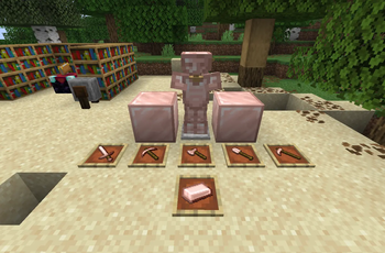 Rose Gold Alloy Tools and Armor Set