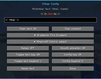 Config Menu
