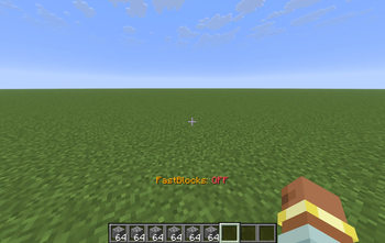 Fast Blocks Off