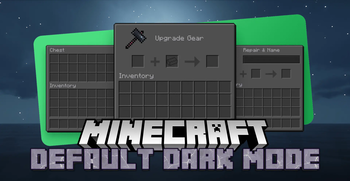 Minecraft but Dark Mode!