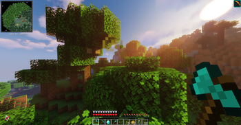 shader + minemap