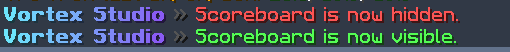 Hide/Show Message