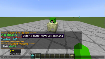 Interactive Trust Menu
