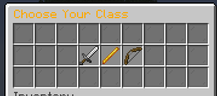 Class selection GUI