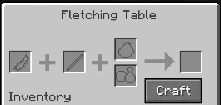 Fletching Table GUI