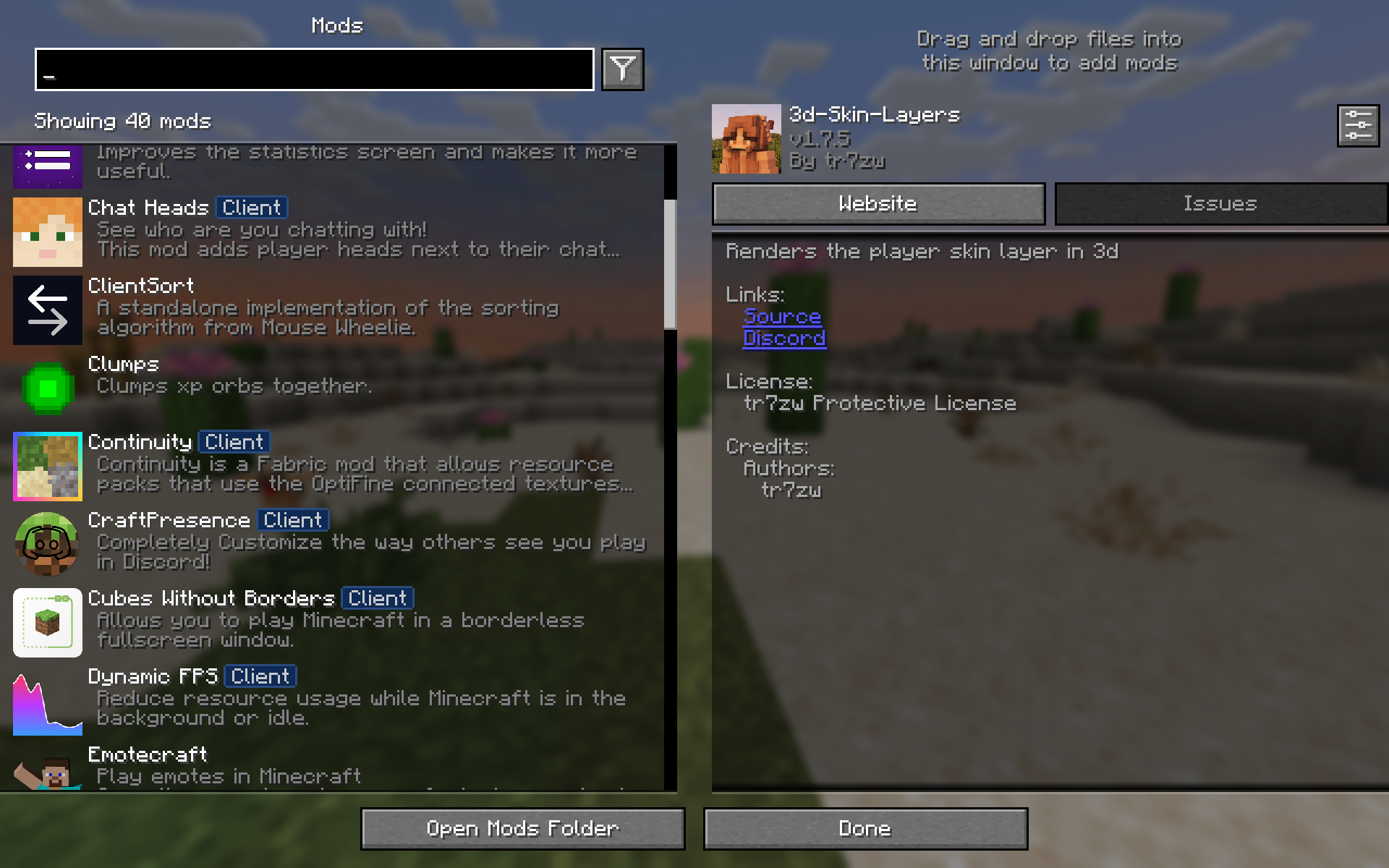 ModMenu