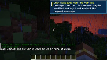 Last seen and last joined this server