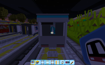 Front of train