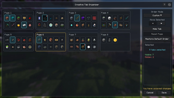 Multi-Tab Selection