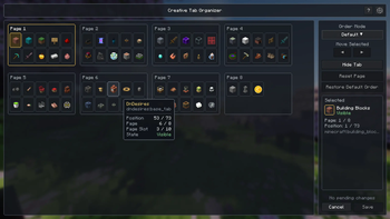 Detailed Tab Information