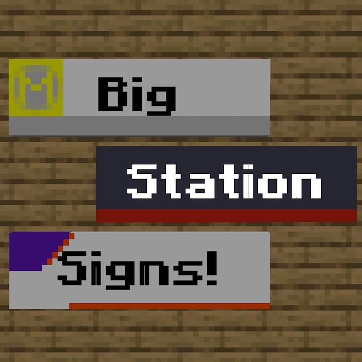 Big Station Signs