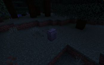 Grave in night time