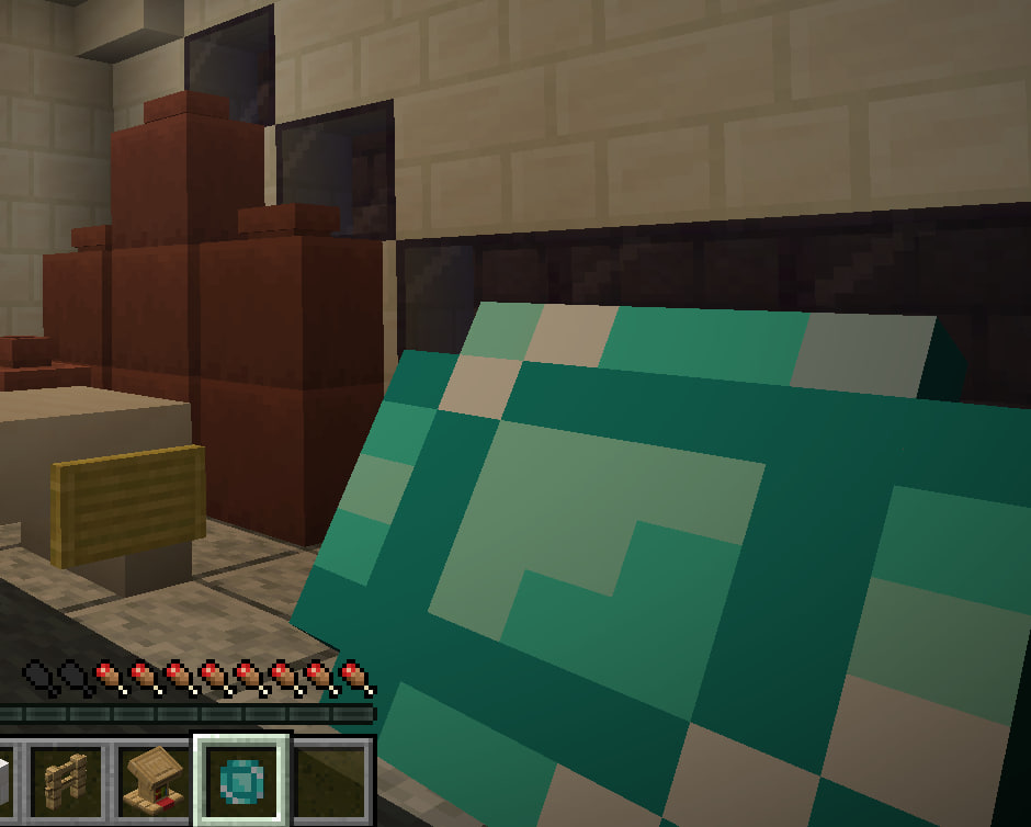 The diamond coin from the first person