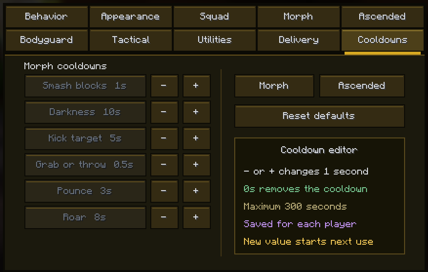 Sunny's OP Panel — screenshot 1