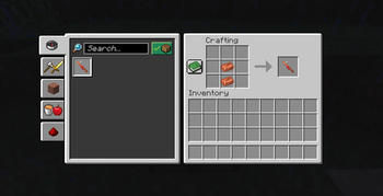 Copper Stick Crafting Recipe