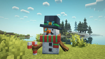 Gentleman snowman