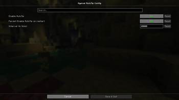 Config Screen